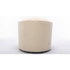 Marius Swivel Solid Wood Round Chair in Cream Colour