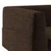 Rubik Premium 3 Seater Fabric Sofa in Dark Earth Colour