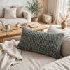 Scarlet Honey Dew Rey Grass Natural Decorative Cushion Cover 12 x 20 Inches