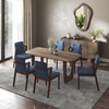 Aero Solid Wood 6 Seater Dining Table With Harper Dining Chair