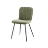 Pine Fabric Dining Chair in Green Colour