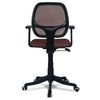 Jaazza Low Back Ergonomic Chair in Brown Colour