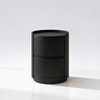 Black Wood Side Table in Black Colour