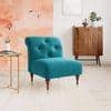Tybalt Accent chair Velvet in T Blue Color