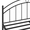 Arnold Metal Queen Size Bed In Black Finish