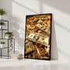The Castle Decor Luxury Money Wall Art Framed Painting 20x30 Inch