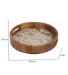 Hummingbird Garden Round Tray for Kitchen Organization - Large (1 Piece)