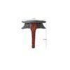 Hawley Red & Grey Handpainted Solid Wood Elephant trunk Wall Shelf by Dioo Fashions
