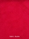 Menta Boucle Fabric Lounge Chair in Red Colour