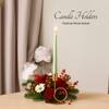 Gilded Elegance Gold Candle Holder
