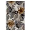 Jaipur Rugs Floral Wool And Viscose 5x8 Feet White And Nickel Hand Tufted Rug Carpet