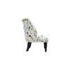 The Cuddly Throne Lounge Chair In White Fabric