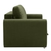 Baruna 1 Seater Velvet Pull Out Sofa Cum Bed with Storage In Green Color