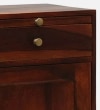 Vernia Sheesham Wood Bar Cabinet In Honey Oak Finish
