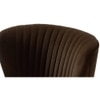 Fission Fabric Accent Chair in Brown Colour