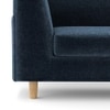 Rubik Premium 3 Seater Fabric Sofa in Cobalt Colour