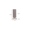 Tyson Grey cotton table lamp with White Brushed wood base