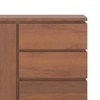 Vector Solid Wood Sideboard in  Amber Walnut Finish