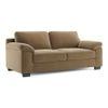 Esquel Luxe 3 Seater Fabric Sofa in Fawn Velvet Colour