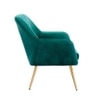Brodie Fabric Accent Chair in Green Colour