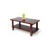Aroda Sheesham Wood Coffee Table In Walnut Finish
