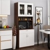 Markus Crockery Unit Walnut And Frosty White