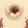 W-Elena Abstract Metal Wall Decor in Multicolor Set of 1