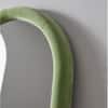The Artment Unbreakable Green Arch Puff Floor Mirror (170 x 70) cm