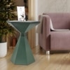 Metalsmith Round Side Table – Metal, Powder Coat Finish