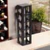 Wembley Sheesham Wood Wine Rack for 5 Bottles in Mahogany Finish