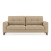Verona Luxe 3 Seater Fabric Sofa in Sandshell Beige Colour