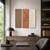 The Castle Decor Minimal Line Face Wall Art Set of 3 36x39 Inch