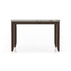 Matteo Stone 4 Seater Dining Table In Dark Walnut Finish