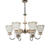 Eliante Chandelier, 6 Light Mild Steel Modern Ceiling Fixture