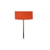 Orange Jute with Metal Gold Table Lamp