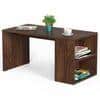 Tayvue Engineered Wood Coffee Table in Brown Maple Finish