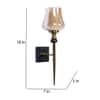 Eliante Luxora Antique Gold Iron Wall Light With E27 Holder In Antique Gold Colour