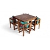 Kingston Sheesham Wood Accent 4 Seater Dining Table