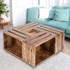 Milan Sheesham Wood Coffee Table In Teak Finish