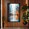 The Castle Decor Modern Abstract Wall Art Framed Painting 20x30 Inch Style 5