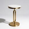 Aurora Metal Side Table in Gold Colour