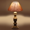Devansh Beige Jute Table Lamp With Wood Natural Base(10X18 Inches)-34