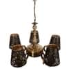 Devansh Metal Electric Wall Light in Blue Colour with Blue Shade Count of 2 Lights