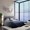 Stoa Paris Satin Bedsheets for Super King Size Bed with 2 Pillow Covers heets for Black Grey