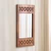 Mercury Solid Wood Mirror in Honey