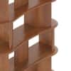 Imola Solid Wood Bookshelf In Amber Walnut Finish