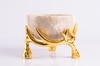 Opulent Antler Marble Centerpiece