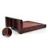 Duetto Solid Wood King Size Bed In Two Tone Finish