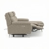 Emila Right Aligned Three Seater Sectional Recliner in Fossil Weave Colour