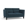 Lewis Sofa (Colour : Indigo Blue, Cushion : Hard, Seater : 3+2)